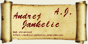 Andrej Jankelić vizit kartica